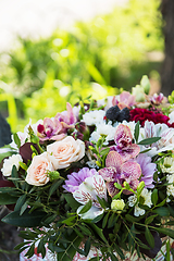 Image showing bouquet of different flowers