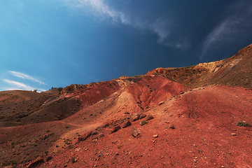 Image showing Valley of Mars landscapes