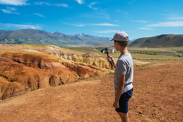 Image showing Valley of Mars landscapes