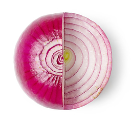 Image showing fresh juicy red onion