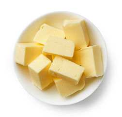 Image showing fresh butter pieces