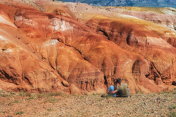 Image showing Valley of Mars landscapes