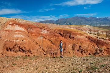 Image showing Valley of Mars landscapes