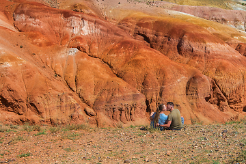 Image showing Valley of Mars landscapes