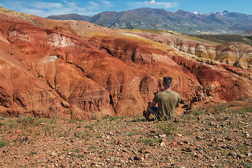 Image showing Valley of Mars landscapes