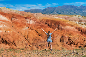 Image showing Valley of Mars landscapes