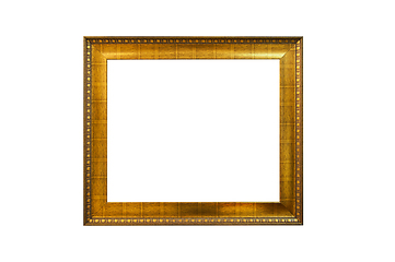 Image showing Wooden painted picture frame