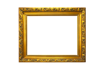 Image showing Wooden painted picture frame