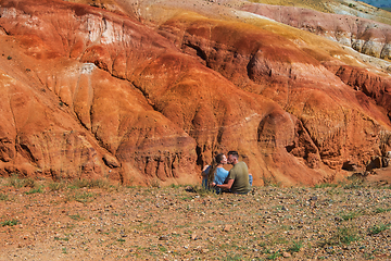 Image showing Valley of Mars landscapes