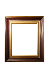 Image showing Wooden painted picture frame