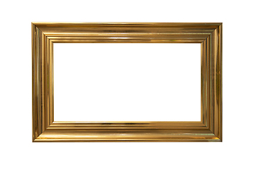 Image showing Wooden painted picture frame