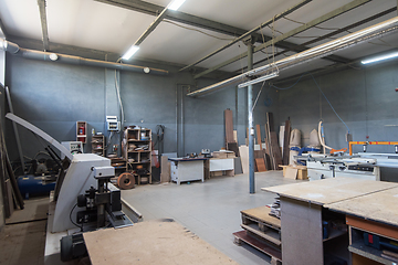 Image showing Production department at a furniture factory