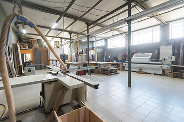 Image showing Production department at a furniture factory