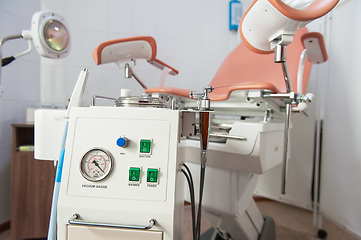 Image showing Gynecological cabinet in modern clinic