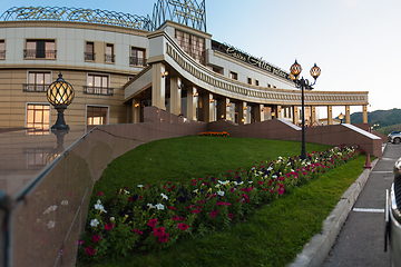 Image showing Casino in one of the gambling zone Siberian coin. Altaiskiy Krai. Western Siberia. Russia