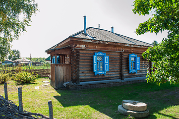 Image showing House of Vasily Shukshin in Srostki village. Altaiskiy Krai. Western Siberia. Russia