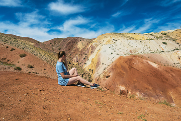 Image showing Valley of Mars landscapes