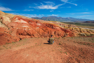 Image showing Valley of Mars landscapes