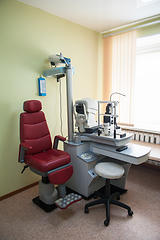 Image showing ophthalmology room in clinic