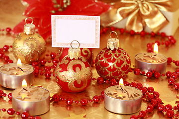 Image showing Golden Christmas