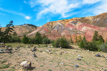 Image showing Valley of Mars landscapes