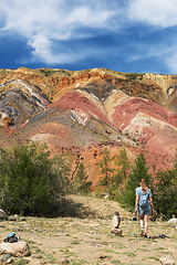 Image showing Valley of Mars landscapes