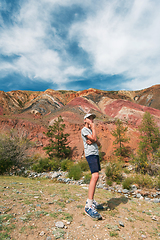 Image showing Valley of Mars landscapes