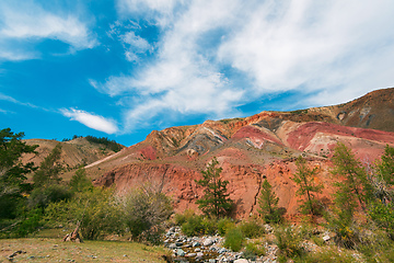 Image showing Valley of Mars landscapes