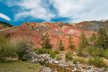 Image showing Valley of Mars landscapes