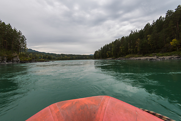 Image showing Rafting and boating on the Katun River