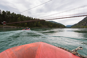 Image showing Rafting and boating on the Katun River