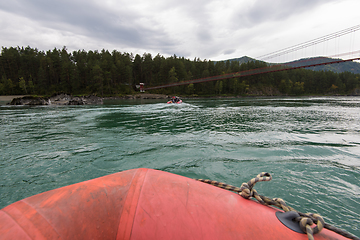 Image showing Rafting and boating on the Katun River