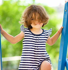 Image showing Portrait of a cute little girl