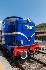 Image showing Historic train on Tua\'s Train Station