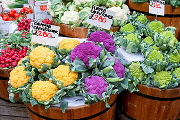 Image showing Cauliflower and Romanesque