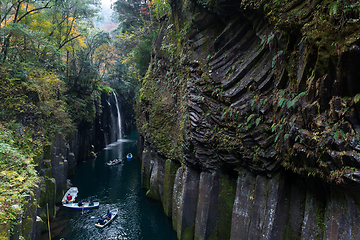 Image showing Takachiho Gorge at autumn