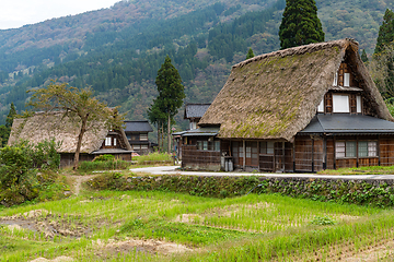 Image showing Japanese Old house in Shirakawago