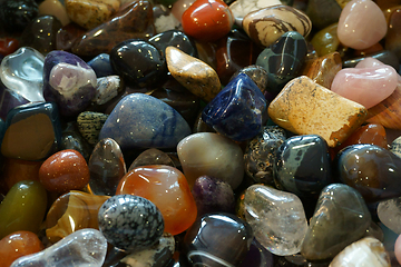 Image showing color gems mineral collection 