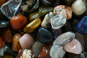 Image showing color gems mineral collection 