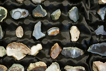 Image showing color agate collection