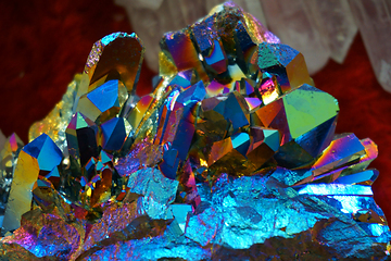 Image showing rainbow crystal texture