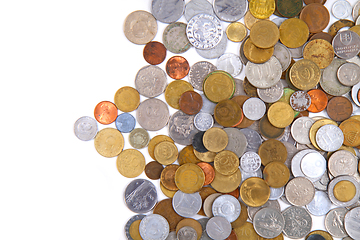 Image showing old world coins texture