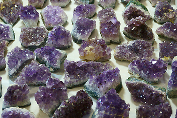 Image showing amethyst violet background