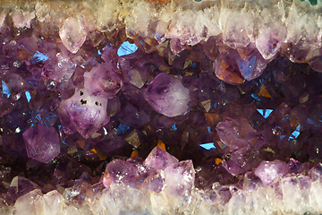 Image showing amethyst violet background