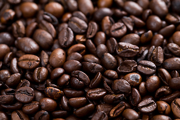 Image showing Coffee bean texture
