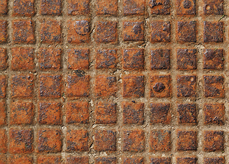 Image showing Steel sewer grate