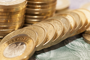 Image showing Polish money close-up
