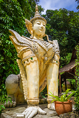 Image showing Statue in Wat Palad temple, Chiang Mai, Thailand