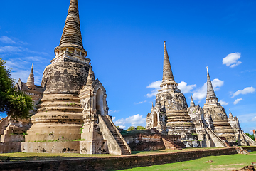 Image showing Wat Phra Si Sanphet temple, Ayutthaya, Thailand