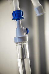 Image showing Intravenous drip equipment in hospital